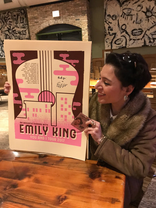 Emily King 2017 You and I Tour Poster Signed
