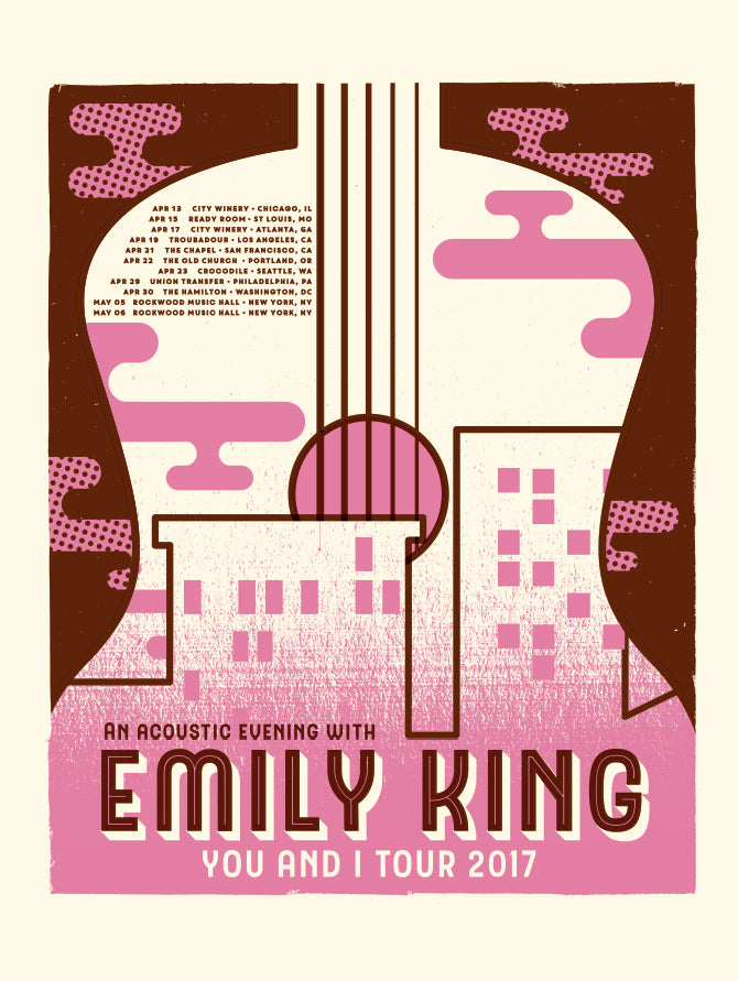 Emily King 2017 You and I Tour Poster Signed