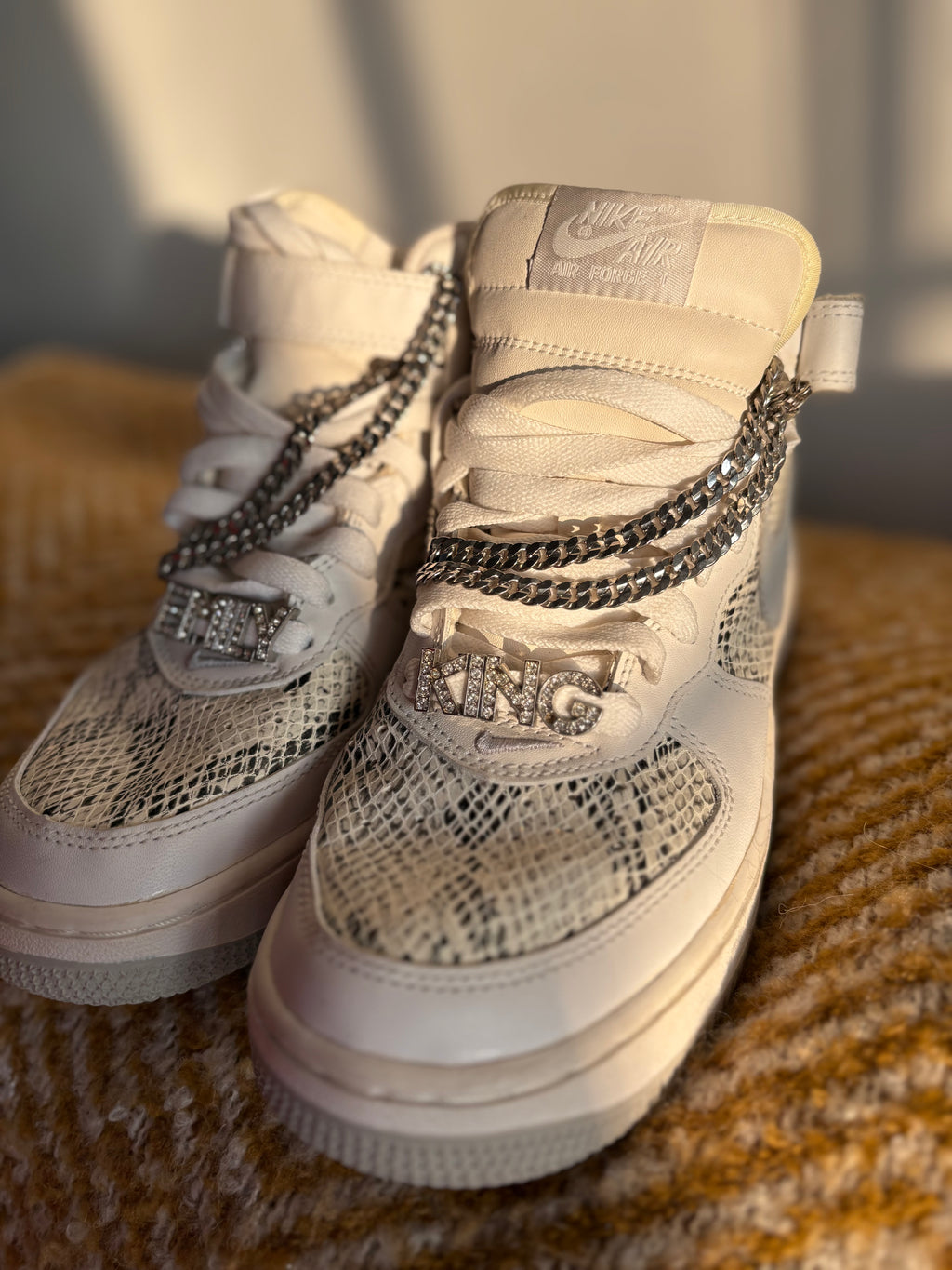 Emily King Personalized Nike Air Force 1 High Sneakers (Circa 2004)