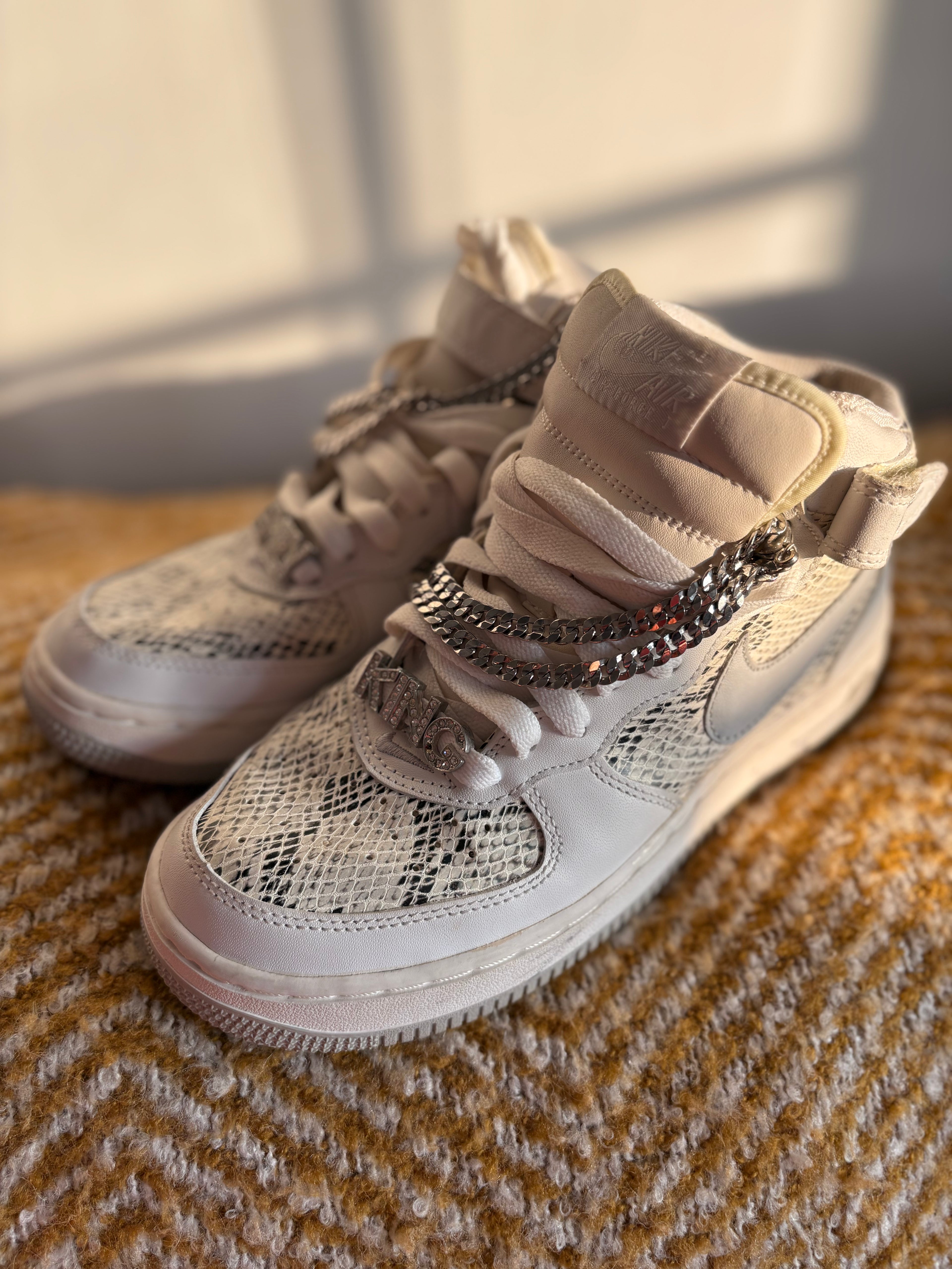 Emily King Personalized Nike Air Force 1 High Sneakers (Circa 2004)